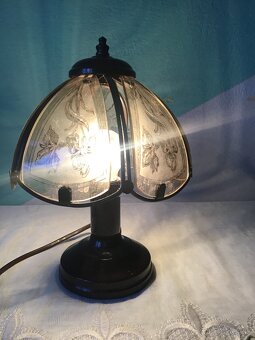 KOVOVá RETRO NOčNá LAMPA - 4