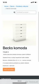 Dievčenská komoda do detskej izby (Becs od Vikis) - 4