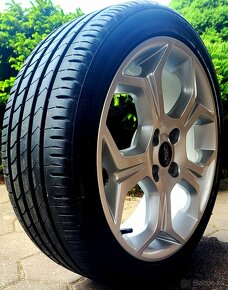 alu R17 4x108, letné pneu 205/45, orig. Ford Fiesta ST - 4