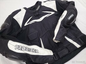 Probiker PRX-4 pánska kožená moto kombinéza XL 54 - 4