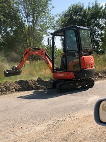 ZEMNE A VÝKOPOVÉ PRACE BAGROM KUBOTA 018-4 - 4