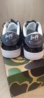 Bapesta topánky bape black grey - 4