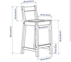 Drevené stoličky Ikea - 4