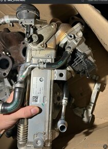 Turbo a egr ventil typ motora B47D20B z bmw 320d xdrive g20 - 4