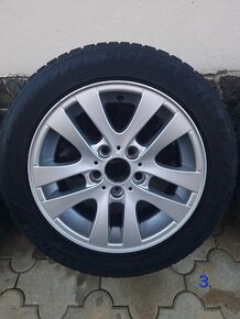 Predám hliníkové disky BMW s pneu 205/55 r16 - 4