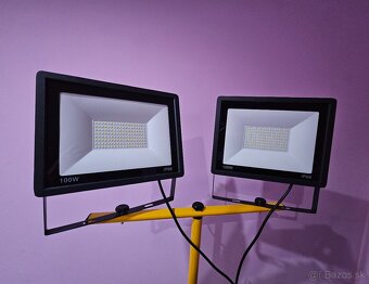 Led reflektor 2×50w +stojan. - 4