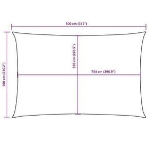 Tieniaca plachta 6 x 8m z oxfordskej latky - 4