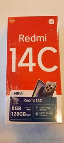 Xiaomi redmi 14C - 4,8gb/128gb uplne novy - 4