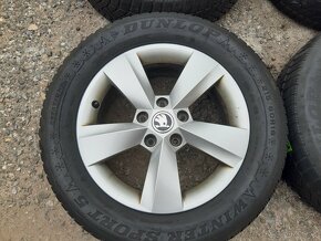 ELEKTRONY ŠKODA KAROQ 5x112r16 obuté 215/60r16 - 4