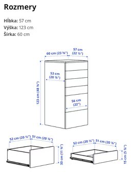 Komoda Ikea SMÅSTAD - 4