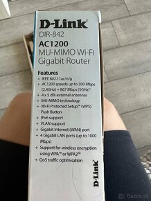 Predám Wifi Router D-Link DIR 842 AC 1200 - 4
