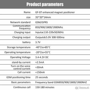 Nový mini GPS magnetický lokátor s odpočúvaním - 4