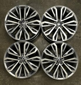 Nepoužívané hliníkové disky 5x112 R18 VW Montego Bay - TRoc - 4