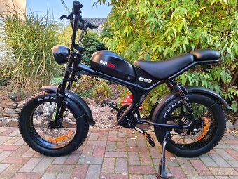 Štýlový fat ebike Emoko,20x4..0",1000W,20Ah 960Wh,50km/h,80 - 4