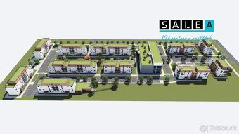 Projekt PARADAJS, Hlohovec novostavba 1-izbový byt, výmera ( - 4