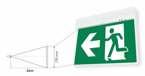 EXILON LED Emergency 3H 4,5W CW – Svietidlo núdzové LED - 4