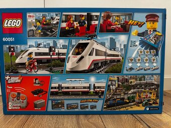 LEGO® City 60051 vysokorychlostný osobný vlak - 4