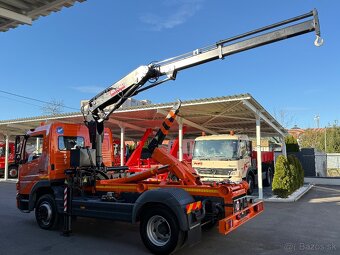 MERCEDES-BENZ ATEGO 1218 HÁKOVÝ NOSIČ HYDRAULICKÁ RUKA - 4