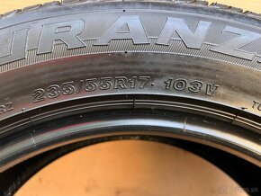 Letné pneumatiky 235/55 R17 Bridgestone dva kusy - 4