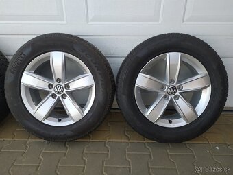 Orig. sada VW, Škoda, Seat 5x112 R17 + pneu 215/65 R17 - 4