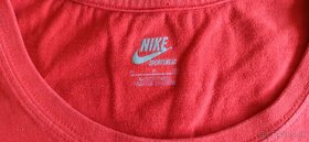 NIKE Tričko červené dámske značky - 4