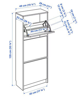 Botník BISSA IKEA - 4