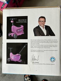 Mini micro deluxe Plus Pink odrazadlo a kolobezka - 4