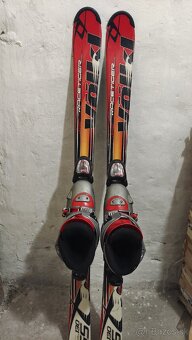 Detské/juniorské lyže Völkl 130cm s viazaním + lyžiarky - 4