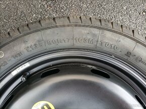 Rezervné koleso 135/80 R17, 5x112 - 4