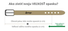 WOJAS Dámsky opasok z lícovej kože NOVÝ. Pôvodná cena 24.90€ - 4