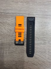 Garmin remienok fenix 5x, 6x oranžovo čierny - 4