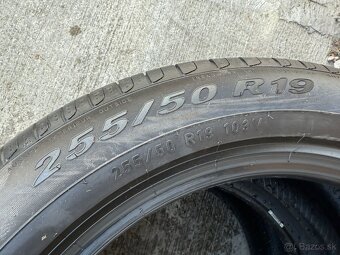 Letne pneumatiky PIRELLI dvojrozmer 235/55 + 255/50 R19 - 4