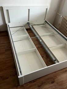 Manželská posteľ Ikea SONGESAND s matracom - 4