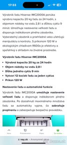 Výrobnik ladu - Ice Maker Hisense IMC2000A - 4