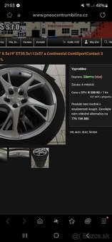 Alu kola Originál ABT + úplně nove zimni pneu 225/35 r19 - 4