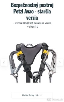 Bezpečnostný postroj Petzl Avao - 4