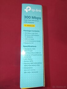 Predám kvalitný prijímač WiFi signálu s vysokým dosahom/ USB - 4