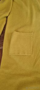 Dámsky dlhý žltý sveter Reserved S - 4