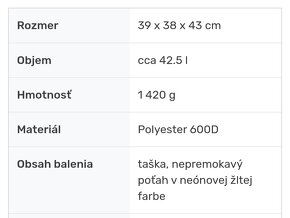 Taška na nosič LONGUS triple + pláštenka - 4