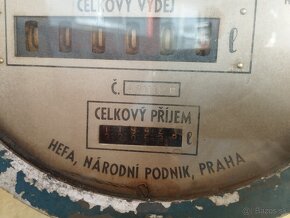 Počítadlo na benzín staré , Tankmeter HEFA - 4