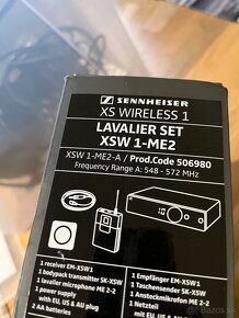 Sennheiser XSW 1-ME2 Bezdrôtový set A: 548-572 MHz - 4