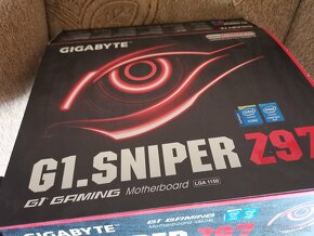 G1.SNIPER Z97 + 16gb DDR3 + Intel I5-4670 + zdroj - 4