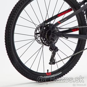 Horský bicykel st 530 , 27,5" čierno-červený - 4