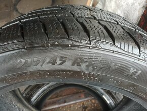 2x zimné pneumatiky 215/45 R 16 - 4