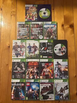 Predám Xbox 360 Slim + 250GB + Kinect kamera + 17 hier - 4