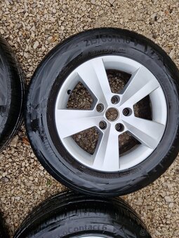 Škoda alu disky s pneu 215/60 R16 - 4