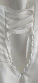 Krásne svadobné šaty Clara - veľkosť 38 - 4