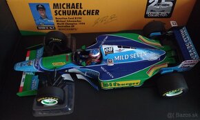 F1 BENETTON FORD B194 VÍTĚZ AUSTRÁLIE 1994 SCHUMACHER 1:18 - 4