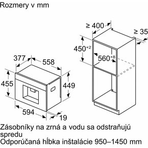 PREDAM NOVE VSTAVANE ESPRESSO SIEMENS CT718L1B0 RADY iQ700 - 4