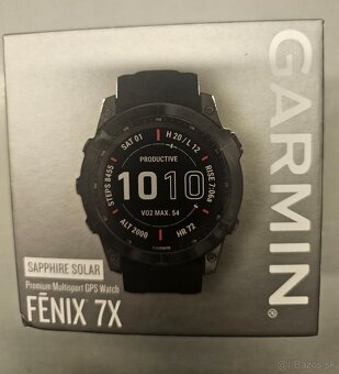 Predám Garmin Fénix 7X Sapphire Solar 51 mm - 4